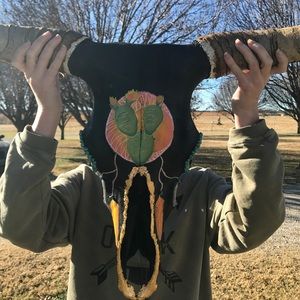 Desert dream longhorn skull